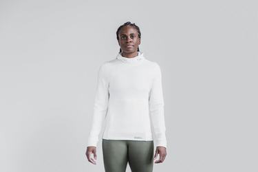 Nobull Performance Women's Hoodie White | Australia (WE0149)